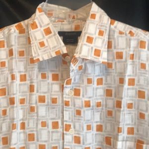 Designer Linen short sleeve shirt